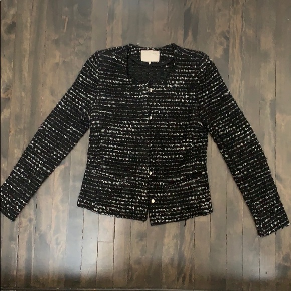 IRO tweed black and white jacket - Picture 4 of 8